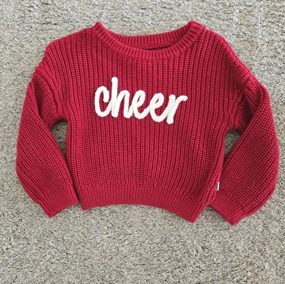 Little Sleepies Cheer sweater size 18-24 months - Picture 1 of 5